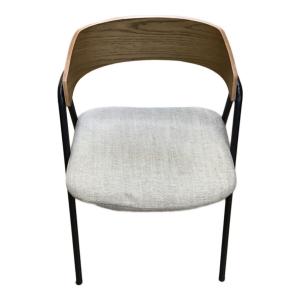 UNICO (ウニコ) ダイニングチェアー ブラウン×ブラック 1人掛け ELEMT