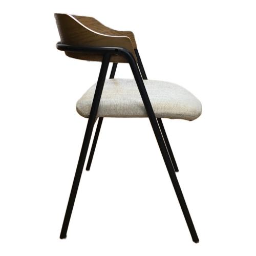 UNICO (ウニコ) ダイニングチェアー ブラウン×ブラック 1人掛け ELEMT