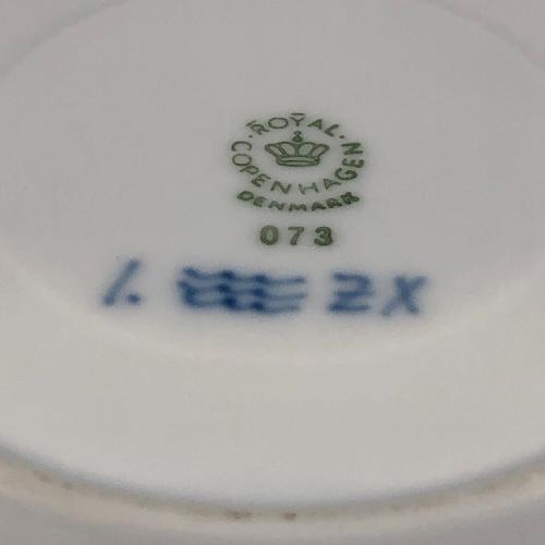 ROYAL COPENHAGEN (ロイヤル・コペンハーゲン) カップ&ソーサー ブルーフルーテッド・プレイン