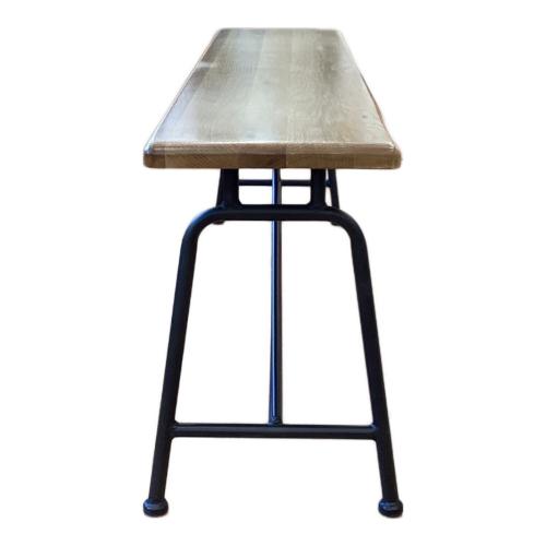 Knot antiques (ノットアンティークス) ベンチ ナチュラル×ブラック 113 コンベックス ベンチ Ⅱ