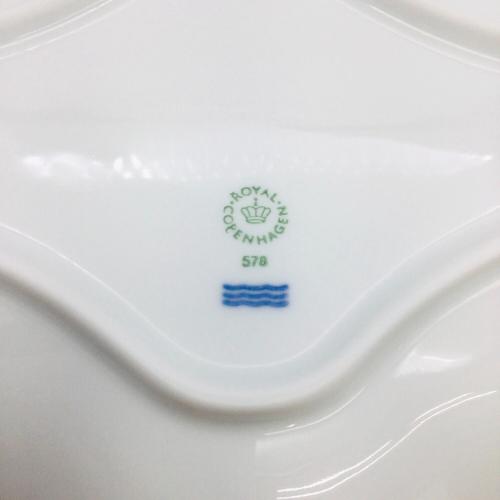 ROYAL COPENHAGEN (ロイヤル・コペンハーゲン) フラワーボウル ホワイトパルメッテ