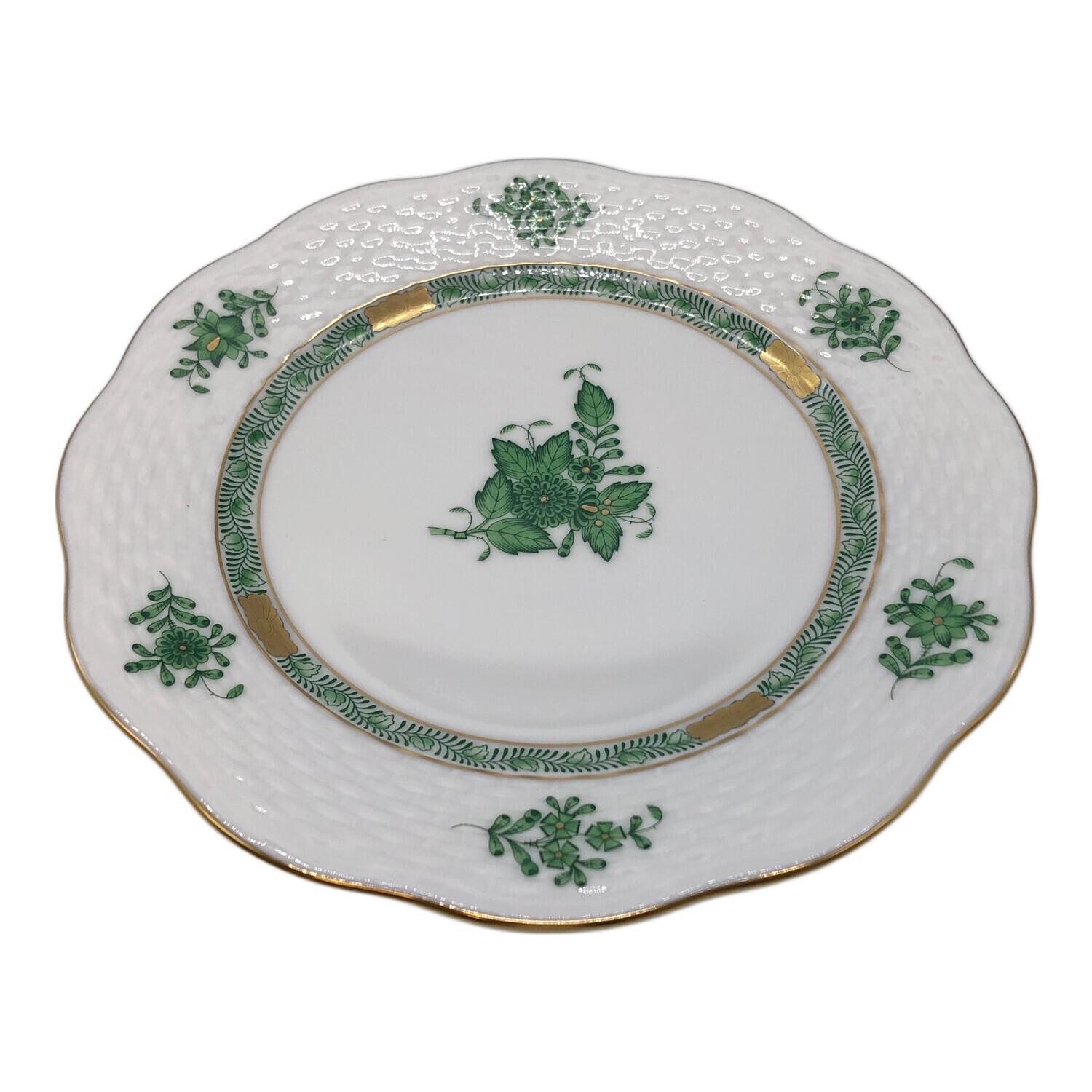 HEREND デザートプレート Herend (ヘレンド) デザートプレート △/19cm アポニーグリーン