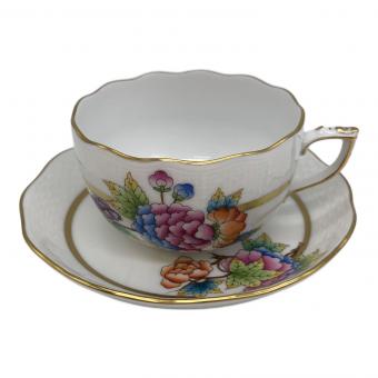 Herend (ヘレンド) カップ&ソーサー ▲ ヴィクトリア・ゴールド