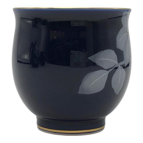 香蘭社 (コウランシャ) ルリ薔薇・茶の間揃 ▲ 急須1・湯呑み2セット