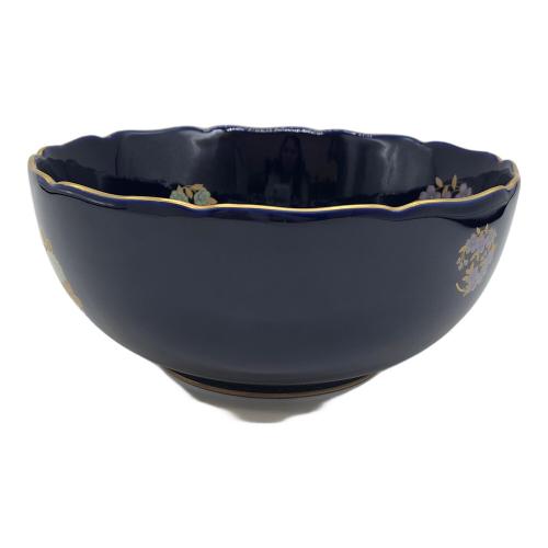 香蘭社 (コウランシャ) ルリ花丸紋・深鉢 ▲