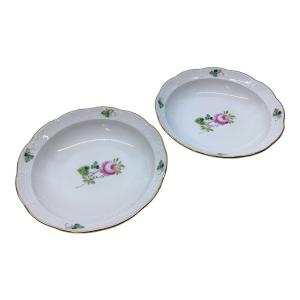 Herend (ヘレンド) ペアボウル ▲ ウィーンのバラ 2Pセット