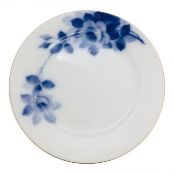 大倉陶園 (オオクラトウエン) フィッシュ皿 ▲ ブルーローズ(8011)