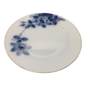 大倉陶園 (オオクラトウエン) フィッシュ皿 ▲ ブルーローズ(8011)
