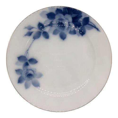 大倉陶園 (オオクラトウエン) フィッシュ皿 ▲ ブルーローズ(8011)