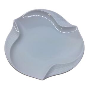 Meissen (マイセン) ホワイトディッシュ ▲/15cm 波の戯れホワイト