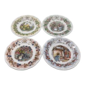 ROYAL DOULTON (ロイヤルドルトン) プレート 16cm 春夏秋冬 4Pセット