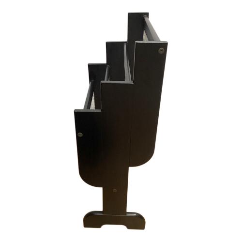 karimoku (カリモク) マガジンラック ブラック×ホワイト ヴィンテージ ヨゴレ・変色有