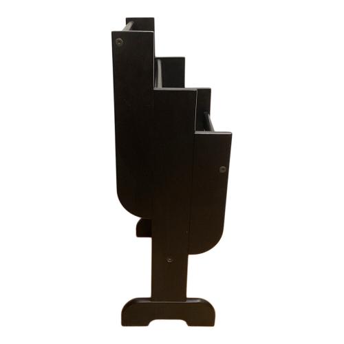 karimoku (カリモク) マガジンラック ブラック×ホワイト ヴィンテージ ヨゴレ・変色有