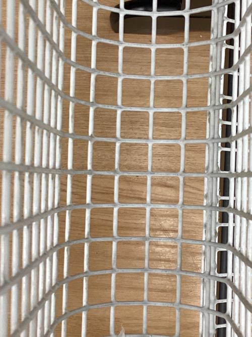 karimoku (カリモク) マガジンラック ブラック×ホワイト ヴィンテージ ヨゴレ・変色有