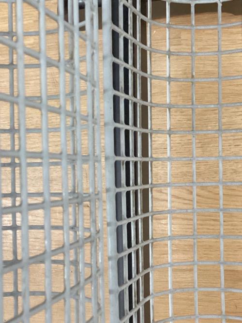 karimoku (カリモク) マガジンラック ブラック×ホワイト ヴィンテージ ヨゴレ・変色有