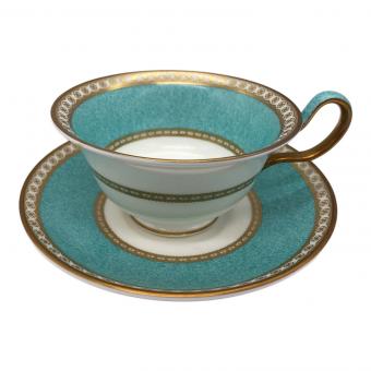 Wedgwood (ウェッジウッド) カップ&ソーサー 1P ユーランダー・パウダーターコイズ