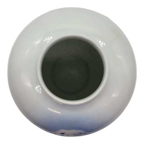 深川製磁 (フカガワセイジ) 花瓶 逆さ富士  ▲