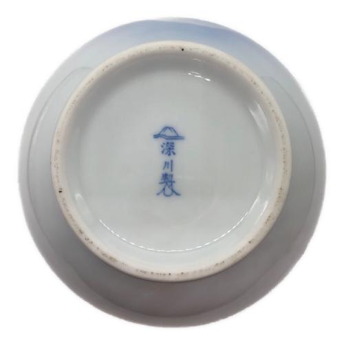 深川製磁 (フカガワセイジ) 花瓶 逆さ富士  ▲