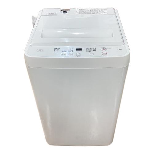 YAMADA (ヤマダオリジナル) 全自動洗濯機 171 5.5kg YWM-T55LW 2024年製 クリーニング済 50Hz／60Hz