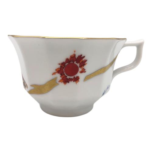 ROYAL COPENHAGEN (ロイヤル・コペンハーゲン) カップ&ソーサー ▲ 赤富士 絹谷幸二 5Pセット