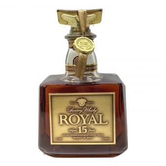 サントリー ジャパニーズウィスキー ゴールドラベル 750ml ROYAL 15年 未開封