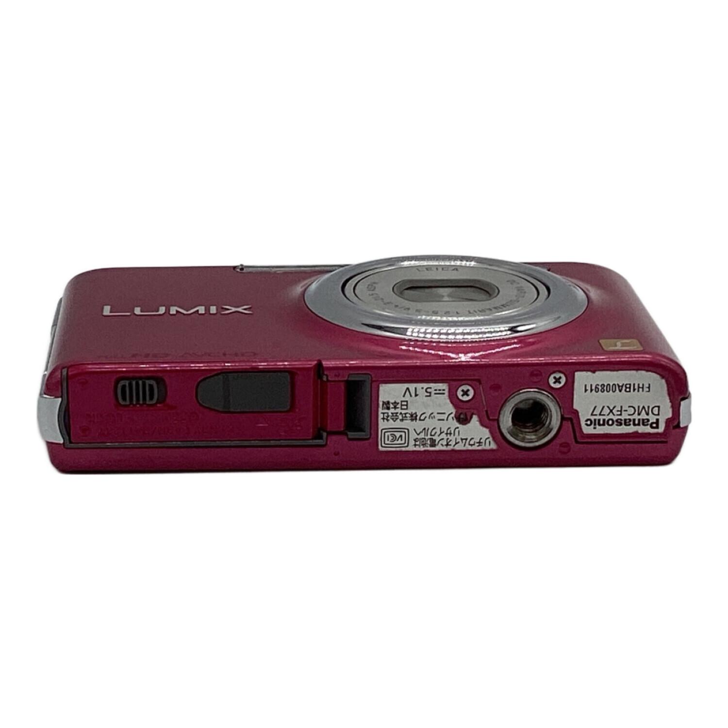 [動作確認済] Panasonic DMC-FX77 デジタルカメラ レッド Panasonic (パナソニック) コンパクトデジタルカメラ DMC-FX77