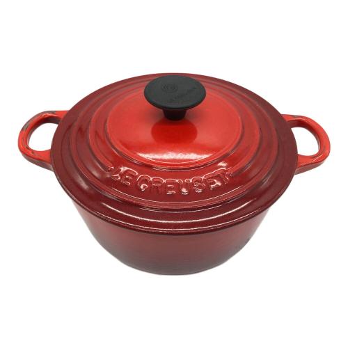LE CREUSET (ルクルーゼ) 鍋 18cm レッド