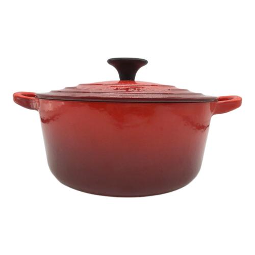 LE CREUSET (ルクルーゼ) 鍋 18cm レッド