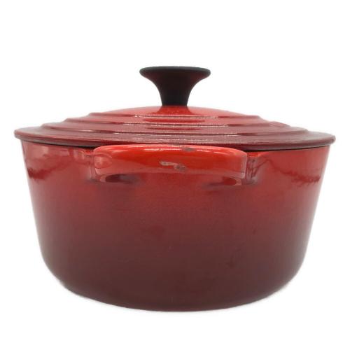 LE CREUSET (ルクルーゼ) 鍋 18cm レッド