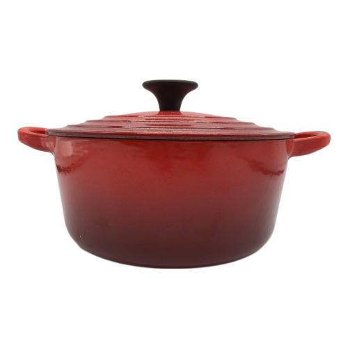 LE CREUSET (ルクルーゼ) 鍋 18cm レッド