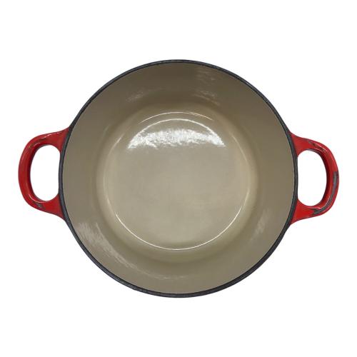 LE CREUSET (ルクルーゼ) 鍋 18cm レッド