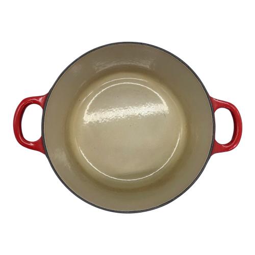 LE CREUSET (ルクルーゼ) 鍋 SIZE 22cm レッド
