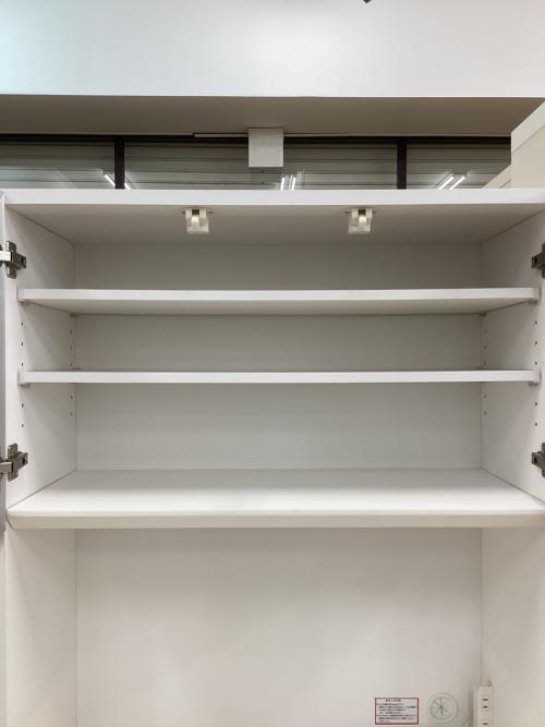 レンジボード ホワイト 2枚扉