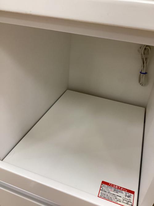 レンジボード ホワイト 2枚扉