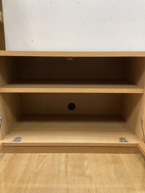無印良品 (ムジルシリョウヒン) AVラック 幅:約150㎝ ナチュラル