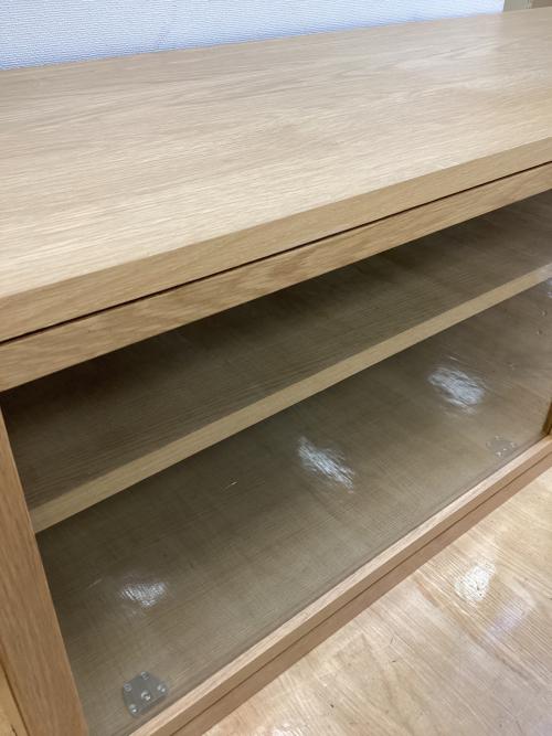 無印良品 (ムジルシリョウヒン) AVラック 幅:約150㎝ ナチュラル