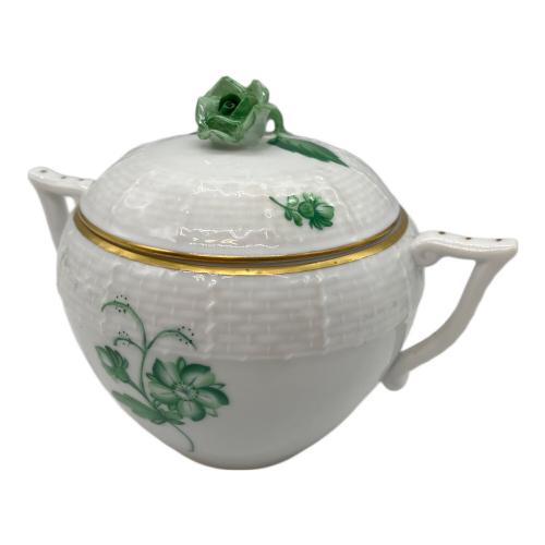 Herend (ヘレンド) シュガーポット 華/グリーン