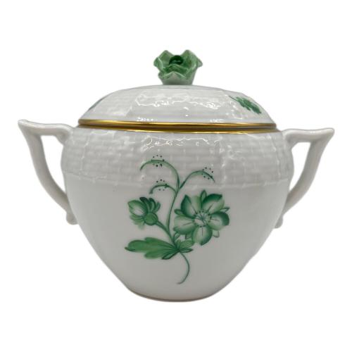 Herend (ヘレンド) シュガーポット 華/グリーン
