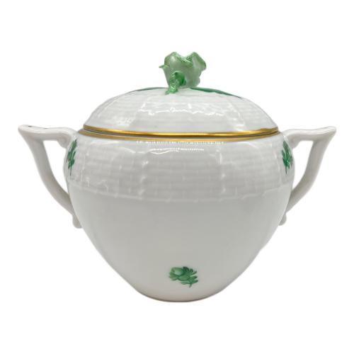 Herend (ヘレンド) シュガーポット 華/グリーン