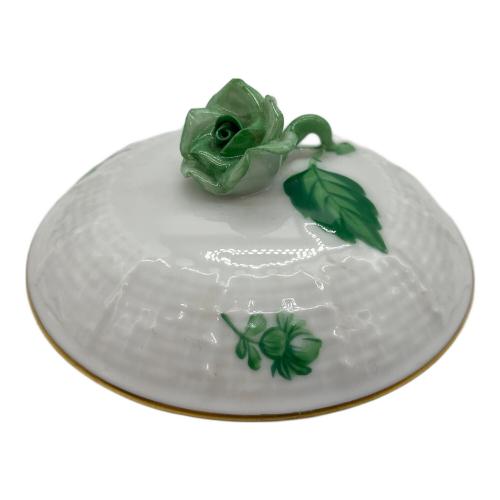 Herend (ヘレンド) シュガーポット 華/グリーン