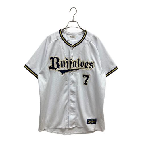 オリックス・バファローズ 応援グッズ O ホワイト ユニフォーム NISHIKAWA
