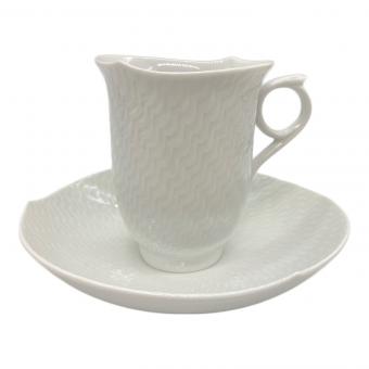 Meissen (マイセン) カップ&ソーサー 波の戯れホワイト