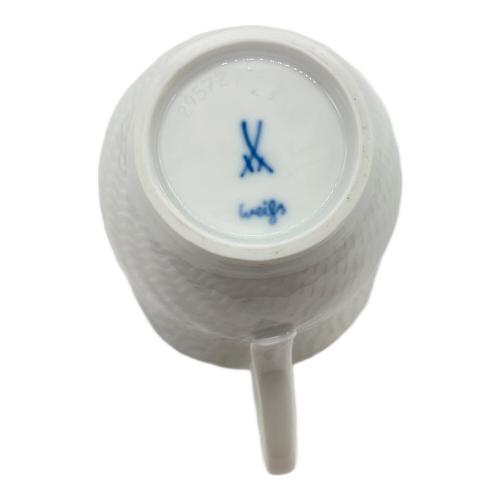 Meissen (マイセン) カップ&ソーサー 波の戯れホワイト