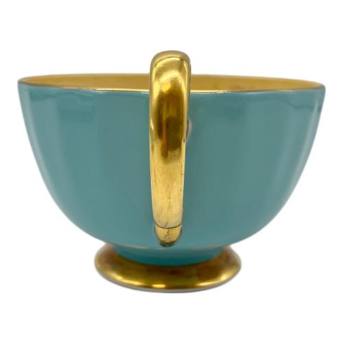 Aynsley (エインズレイ) カップ&ソーサー ブルー オーチャードゴールド