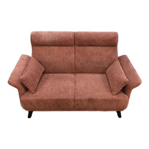 2人掛けソファー ブラウン 132 ファブリック RUN2