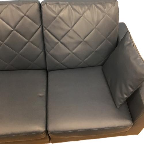 3人掛けソファー オットマン付 ネイビー