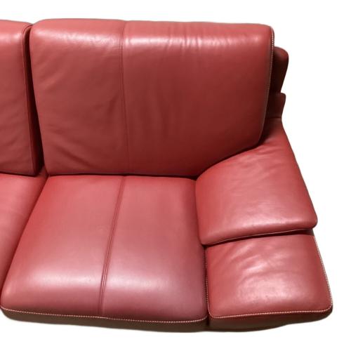 karimoku (カリモク) 3人掛けソファー レッド 98 chitano Z1060