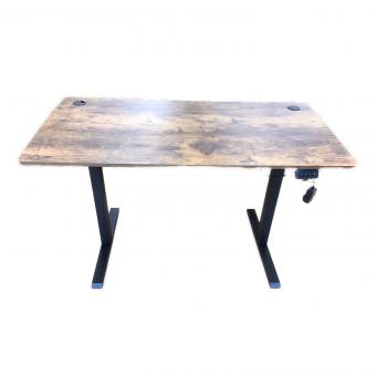 電動昇降デスク ブラウン×ブラック 194