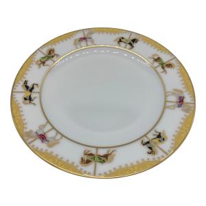 大倉陶園 (オオクラトウエン) プレート 20cm うまくゆく回転木馬