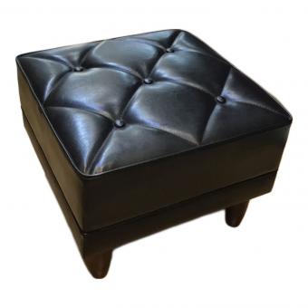 カリモク60 (カリモクロクマル) オットマン ブラック 238 X36206